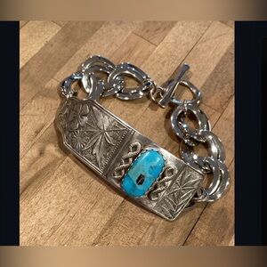 Turquoise bracelet, up to 7 1/4”